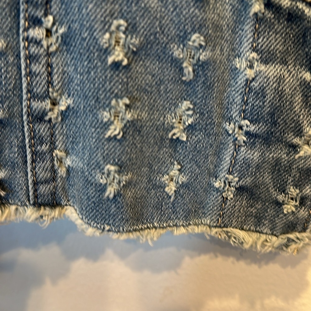 “Tribal Jeans” Ladies Denim Star Pattern Jacket-NWT - Picture 10 of 11